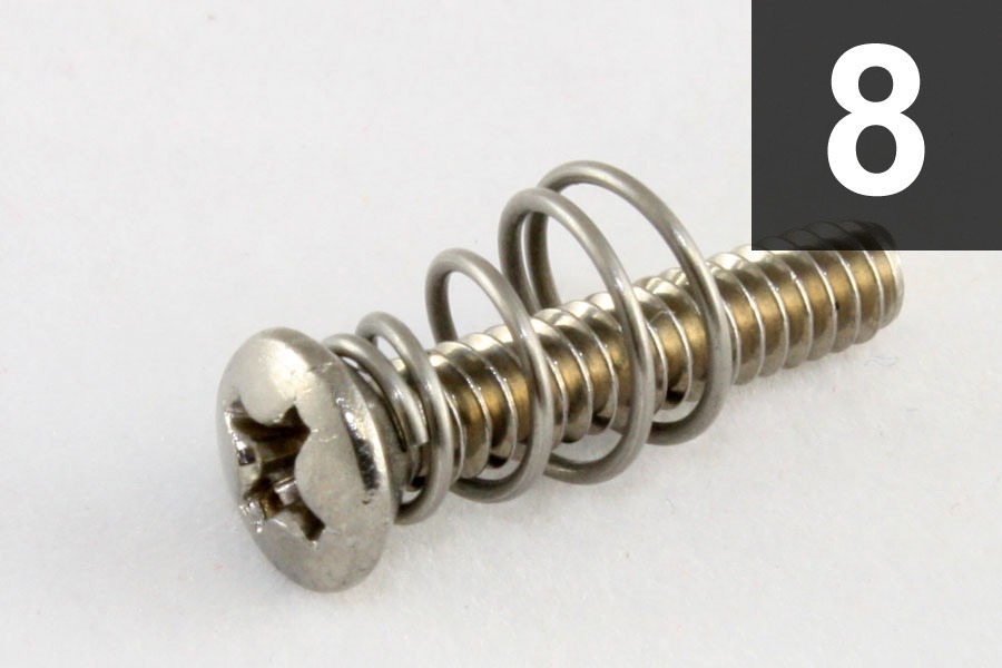 ALLPARTS GS-0064-005 Steel Pickup Mounting Screws 