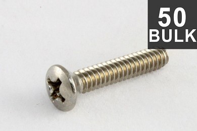 ALLPARTS GS-0064-B05 Bulk Pack of 50 Steel Pickup Mounting Screws 