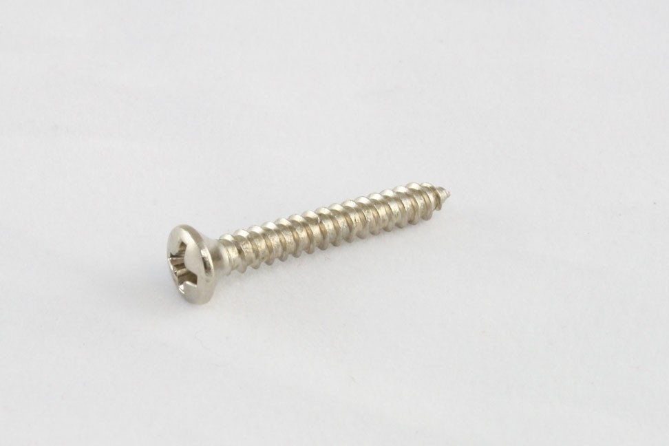 ALLPARTS GS-3363-001 Pack of 5 Nickel Bridge mounting screws 