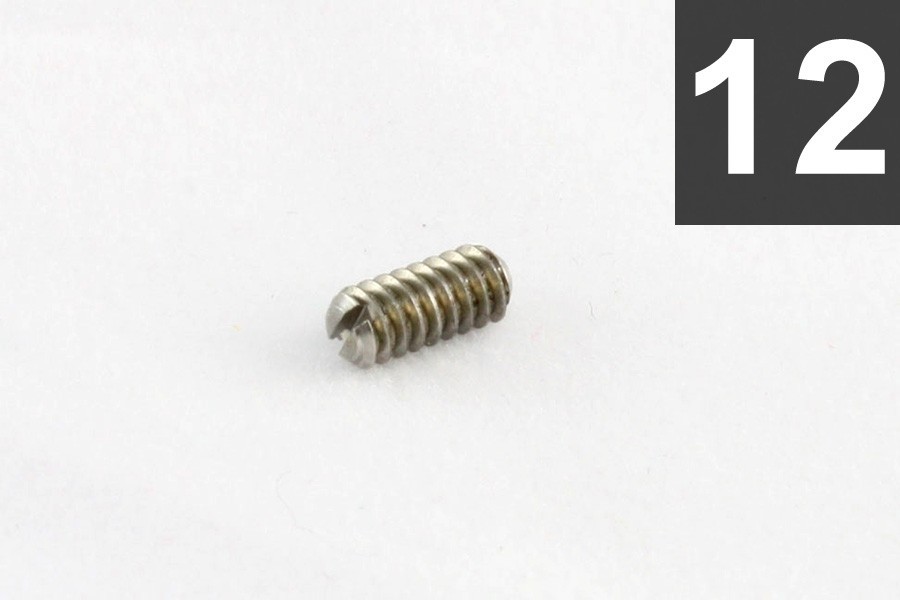 ALLPARTS GS-3374-005 Pack of 12 Guitar Bridge Height Screws 