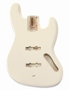 ALLPARTS JBF-OW Olympic White Finished Replacement Body for Jazz Bass 