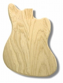 ALLPARTS JZJG Ash Replacement Body for Jazzmaster or Jaguar 