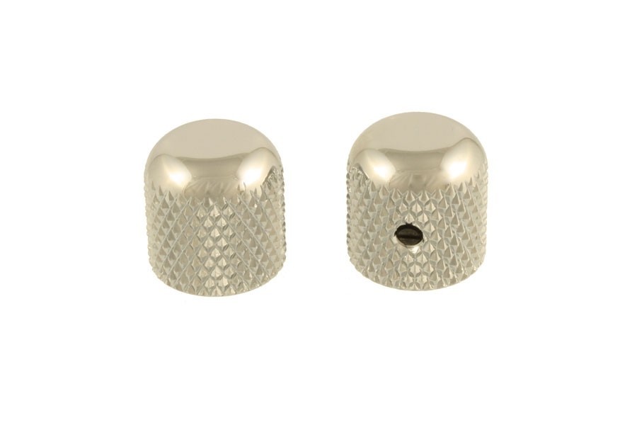 ALLPARTS MK-0110-001 Nickel Dome Knobs 