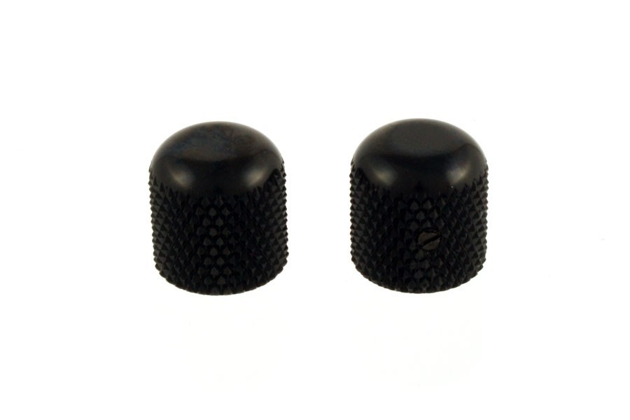 ALLPARTS MK-0110-003 Black Dome Knobs 