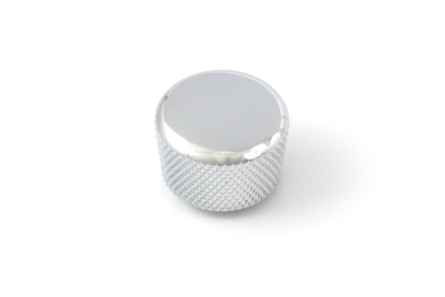 ALLPARTS MK-0120-010 Chrome Metal Cupcake Knob Set 