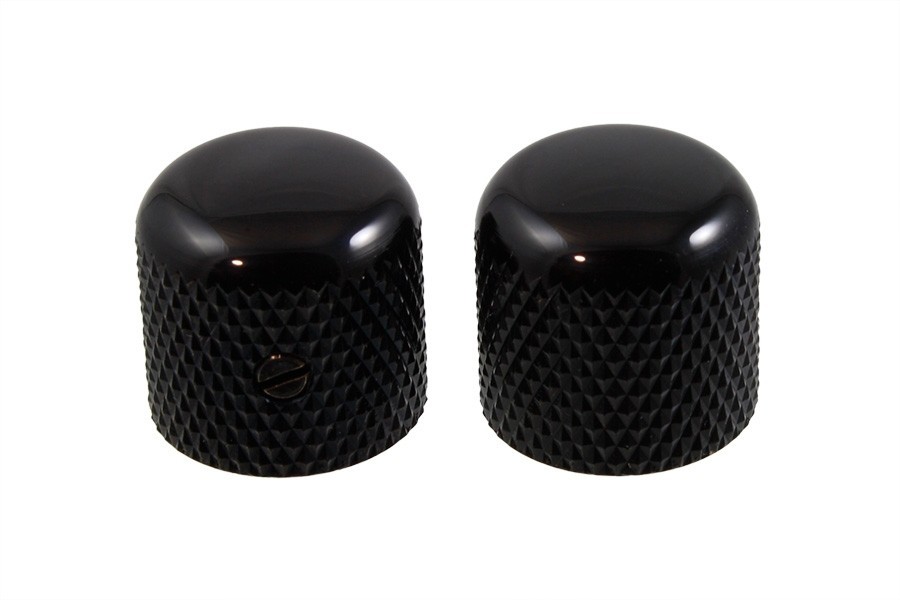 ALLPARTS MK-0910-003 Black Dome Knobs 