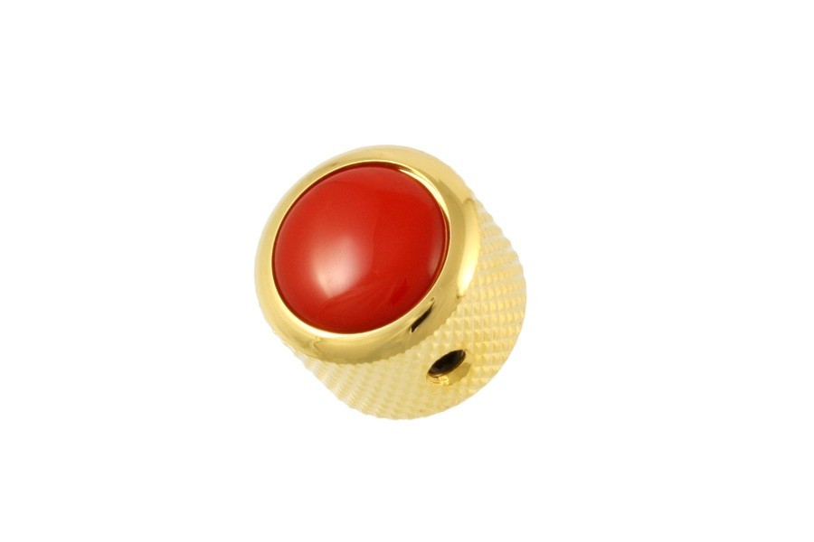 ALLPARTS MK-3177-002 Q-Parts Gold Red Knob 