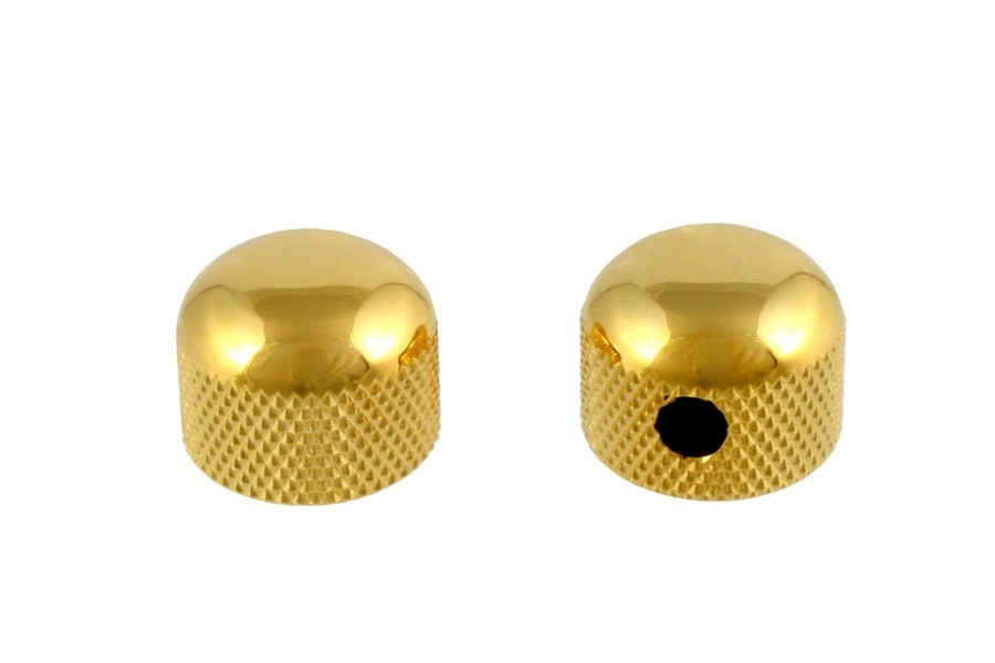 ALLPARTS MK-3315-002 Gold Mini Dome Knob Set 
