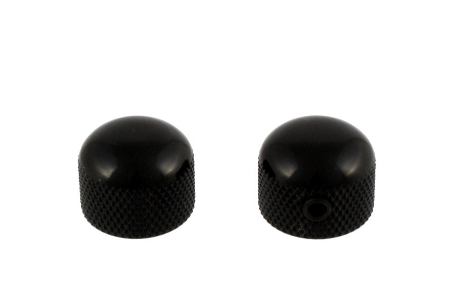 ALLPARTS MK-3315-003 Black Mini Dome Knob Set 