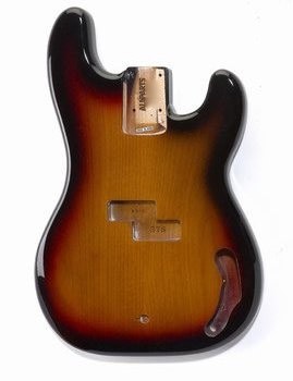 ALLPARTS PBF-3SB Sunburst Finished Replacement Body for Precision Bass 
