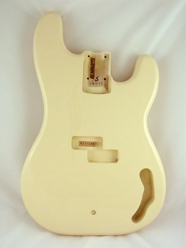 ALLPARTS PBF-OW Olympic White Replacement Body for Precision Bass 