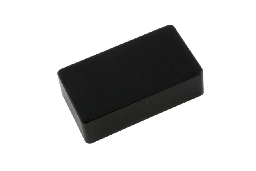 ALLPARTS PC-0303-023 Humbucking Pickup Covers No Holes Black Plastic 