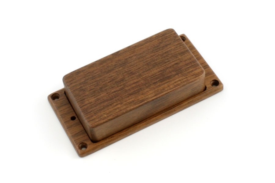 ALLPARTS PC-0304-0W0 Humbucking Pickup Cover No Holes Walnut 