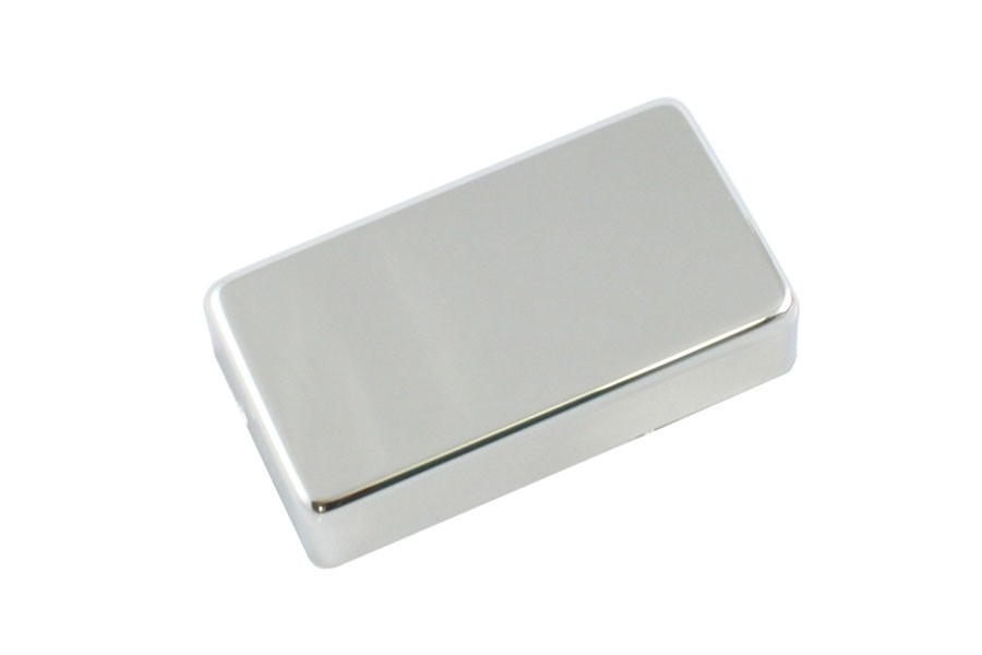 ALLPARTS PC-0307-010 Humbucking Pickup Covers No Holes Chrome 