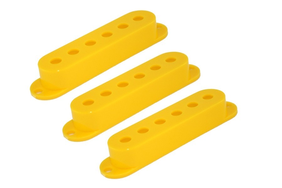 ALLPARTS PC-0406-020 Set of 3 Yellow Pickup Covers for Stratocaster 