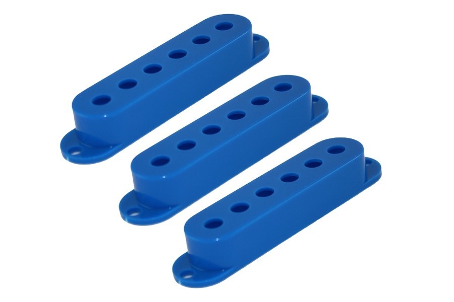 ALLPARTS PC-0406-027 Set of 3 Blue Pickup Covers for Stratocaster 