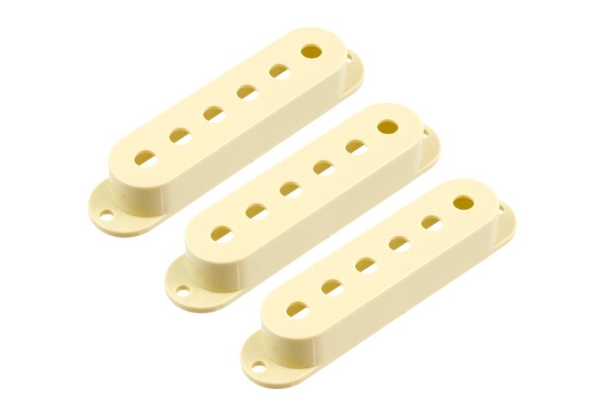ALLPARTS PC-0406-028 Set of 3 Cream Pickup Covers for Stratocaster 