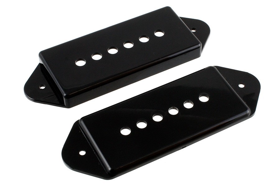 ALLPARTS PC-0739-023 Black P-90 Pickup Cover Set 