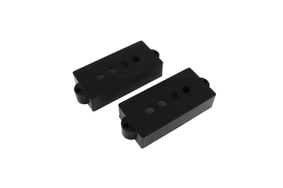 ALLPARTS PC-0951-023 Pickup covers for Precision Bass Black 