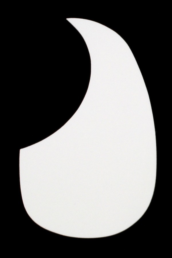 ALLPARTS PG-0090-025 White Acoustic Pickguard 