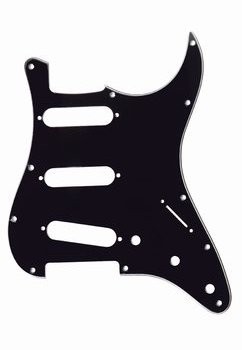 ALLPARTS PG-0552-033 Black Pickguard for Stratocaster 