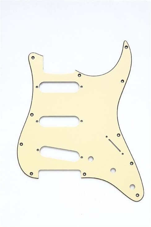 ALLPARTS PG-0552-048 Vintage Cream Pickguard for Stratocaster 