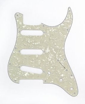 ALLPARTS PG-0552-054 Mint Pearloid Pickguard for Stratocaster 