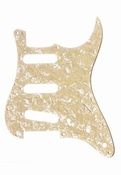 ALLPARTS PG-0552-058 Cream Pearloid Pickguard for Stratocaster 