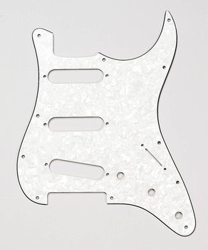 ALLPARTS PG-0552-065 Parchment Pearloid Pickguard for Stratocaster 