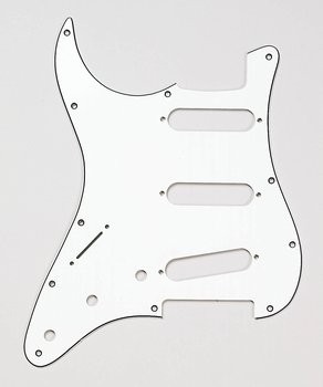 ALLPARTS PG-0552-L50 Left Handed Parchment Pickguard for Stratocaster 