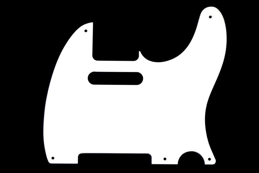 ALLPARTS PG-0560-025 White Pickguard for Telecaster 