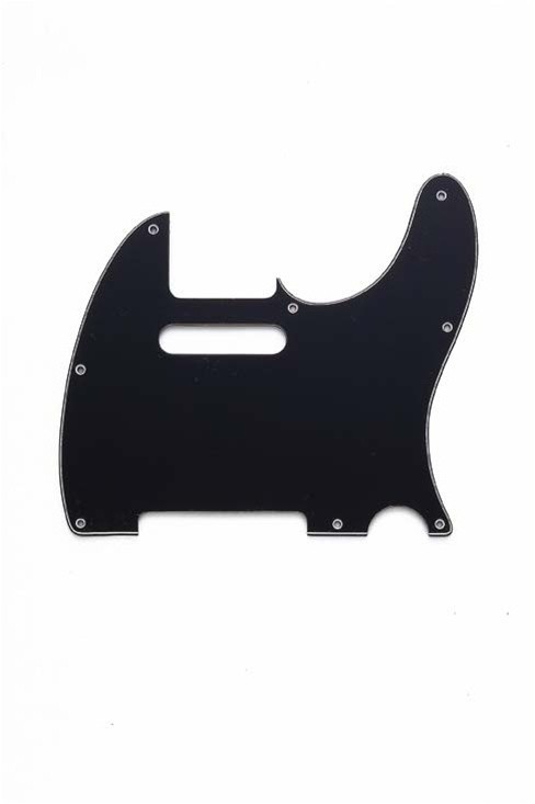 ALLPARTS PG-0562-033 Black Pickguard for Telecaster 