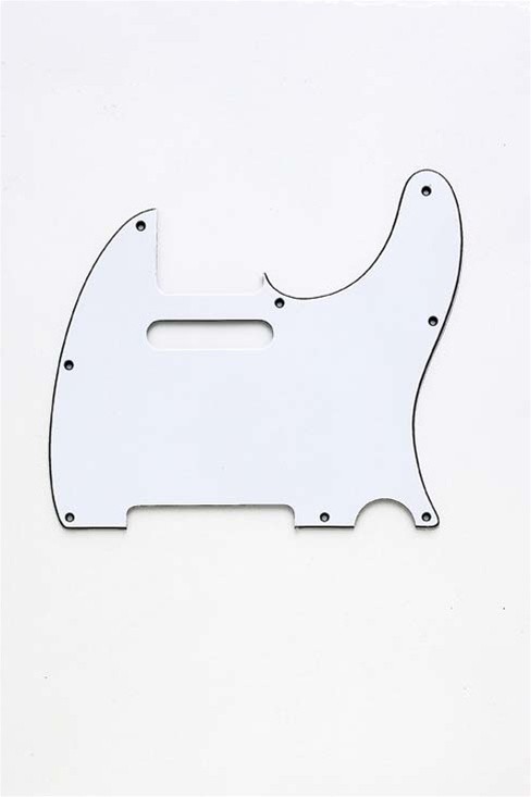 ALLPARTS PG-0562-035 White Pickguard for Telecaster 