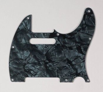 ALLPARTS PG-0562-052 Dark Black Pearloid Pickguard for Telecaster 