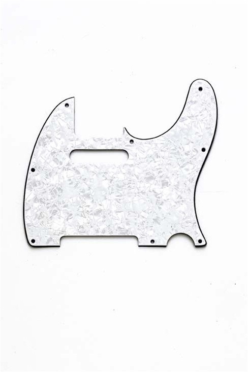 ALLPARTS PG-0562-055 White Pearloid Pickguard for Telecaster 