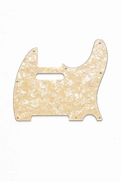 ALLPARTS PG-0562-058 Cream Pearloid Pickguard for Telecaster 