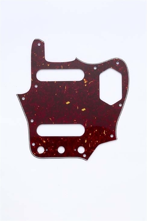 ALLPARTS PG-0580-044 Red Tortoise Pickguard for Jaguar 