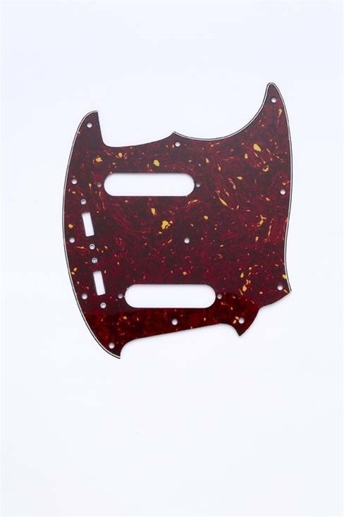 ALLPARTS PG-0581-044 Red Tortoise Pickguard for Mustang 