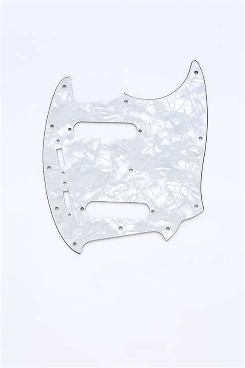 ALLPARTS PG-0581-055 White Pearloid Pickguard for Mustang 
