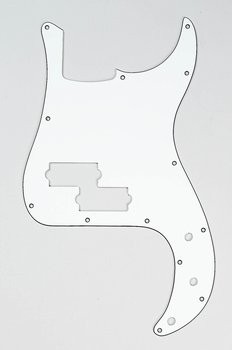 ALLPARTS PG-0750-050 Parchment Pickguard for Precision Bass 