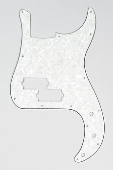 ALLPARTS PG-0750-065 Parchment Pearloid Pickguard for Precision Bass 