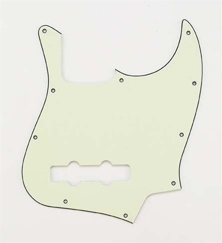 ALLPARTS PG-0755-024 Mint Green Pickguard for Jazz Bass 