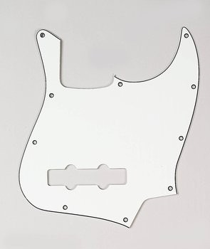 ALLPARTS PG-0755-050 Parchment Pickguard for Jazz Bass 