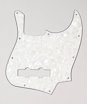 ALLPARTS PG-0755-065 Parchment Pearloid Pickguard for Jazz Bass 