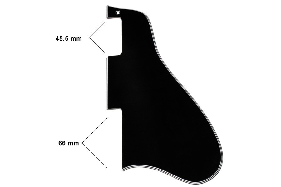 ALLPARTS PG-0813-037 Black Pickguard for Gibson ES-335 