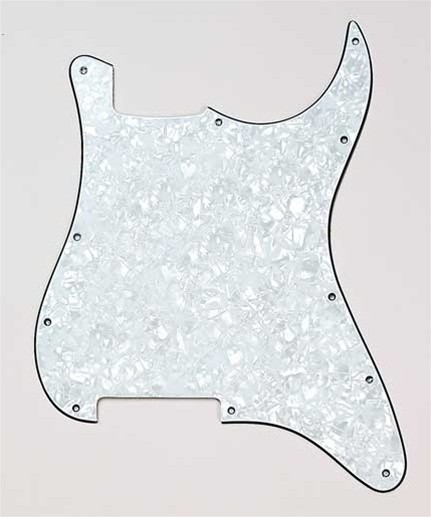 ALLPARTS PG-0992-055 White Pearloid Outline for Stratocaster 