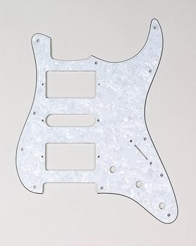 ALLPARTS PG-0994-055 H-S-H White Pearloid Pickguard for Stratocaster 