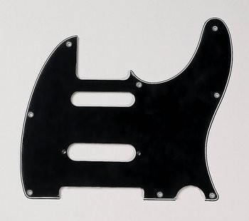 ALLPARTS PG-9563-033 Black S-Cut Pickguard for Telecaster 