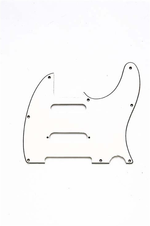 ALLPARTS PG-9563-050 Parchment S-Cut Pickguard for Telecaster 