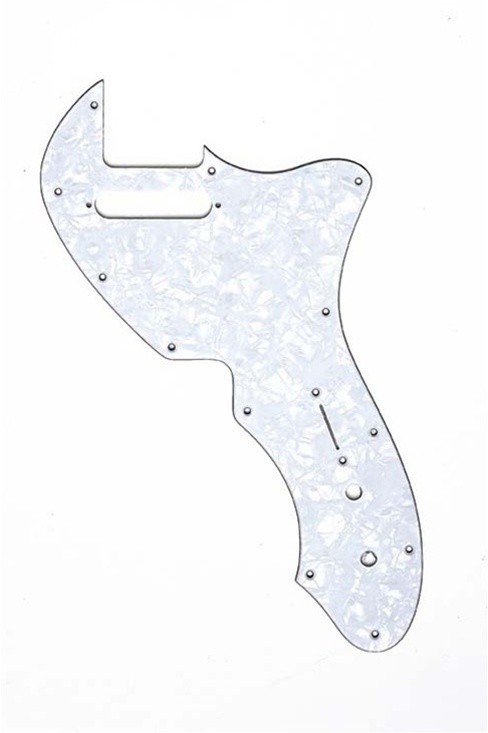 ALLPARTS PG-9565-055 White Pearloid Thinline Pickguard for Telecaster 